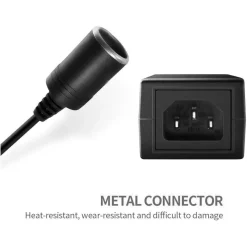 ADATTATORE CONVERTITORE PER PRESA ACCENDISIGARI SPINA RETE DA 220V A 12 V AC-DC