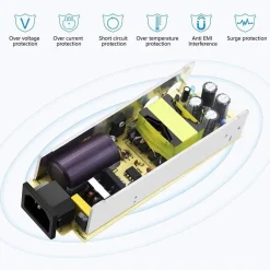 ADATTATORE CONVERTITORE PER PRESA ACCENDISIGARI SPINA RETE DA 220V A 12 V AC-DC