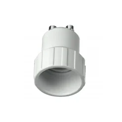 ADATTATORE CONVERTITORE PORTA LAMPADE DA GU10 A E14 PER LAMPADINA SPINOTTO ATTACCO A VITE