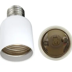 ADATTATORE CONVERTITORE RIDUTTORE RIDUZIONE LAMPADE ATTACCO DA E27 A E40