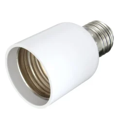 ADATTATORE CONVERTITORE RIDUTTORE RIDUZIONE LAMPADE ATTACCO DA E27 A E40