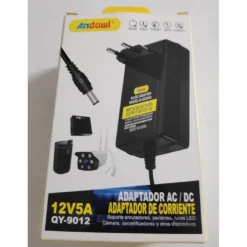 ADATTATORE DI ALIMENTAZIONE TRASFORMATORE UNIVERSALE STABILIZZATO 12V/5A QY-9012