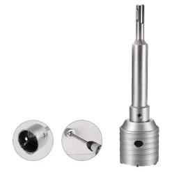 ADATTATORE SDS PLUS DA 110MM PER FRESA A TAZZA CAROTATRICE ASTA BARRA CON PUNTA