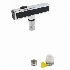 AERATORE PER RUBINETTO A CASCATA GIREVOLE MULTIFUNZIONE MISCELATORE CUCINA 87522