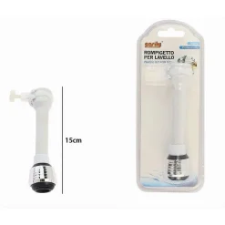 AERATORE ROMPIGETTO LAVELLO RUBINETTO CUCINA CROMO BIANCO NERO FILTRO SNODATO 87172