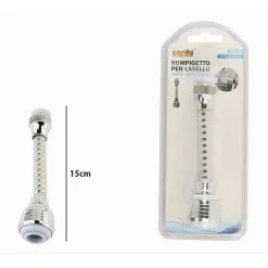 AERATORE ROMPIGETTO LAVELLO RUBINETTO DOCCETTA CROMATO FILTRO PROLUNGA SNODO 87154