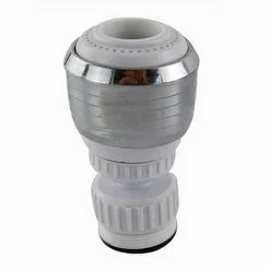 AERATORE ROMPIGETTO PER RUBINETTO LAVELLO CUCINA CROMATO BIANCO CON SNODO 69267