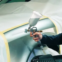 AEROGRAFO CON SERBATOIO A CADUTA SUPERIORE PISTOLA PER VERNICIARE EINHELL