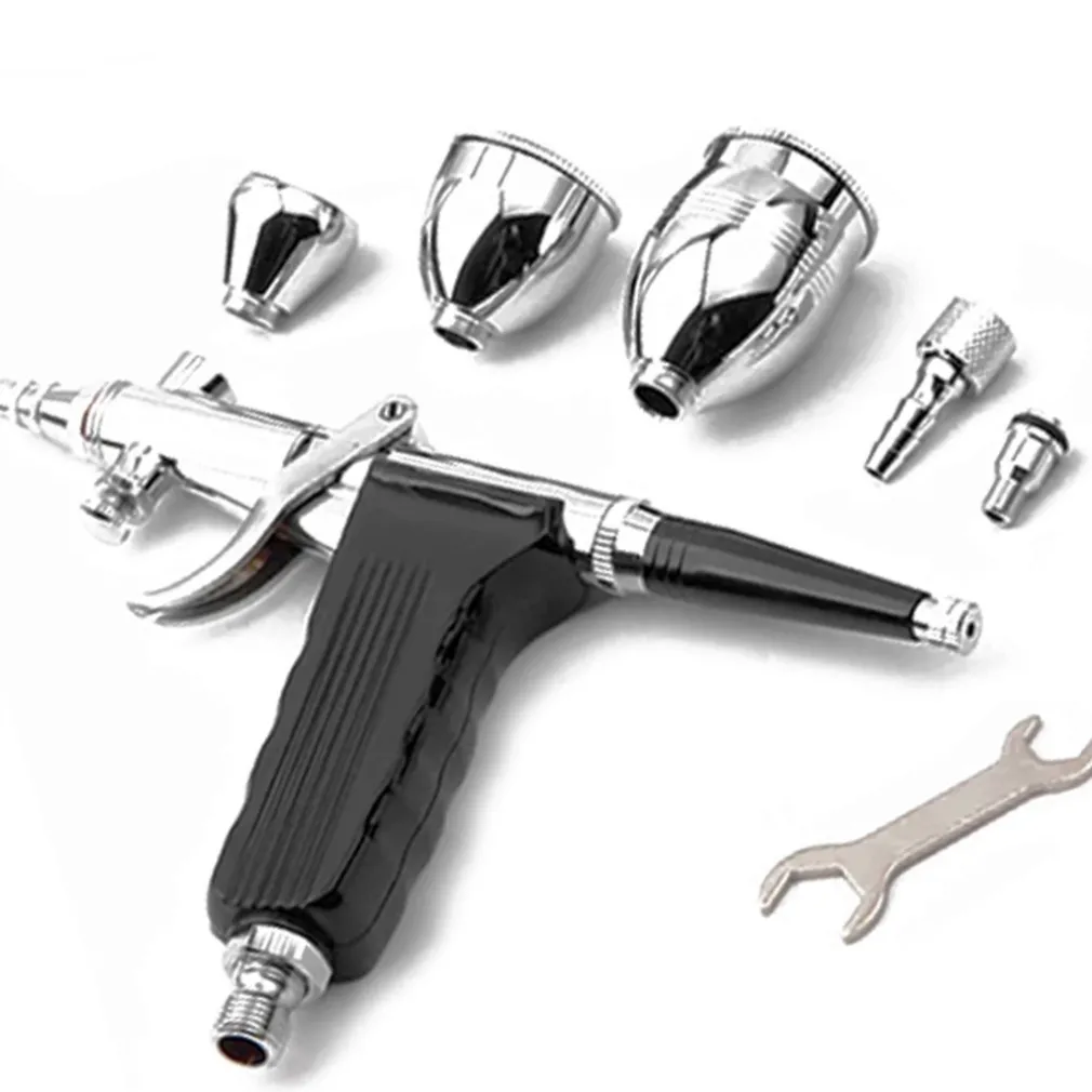 AEROGRAFO DOPPIA AZIONE TRATTO FINE 0,3MM AEROPENNA ARIA COMPRESSA SERBATOI 116A