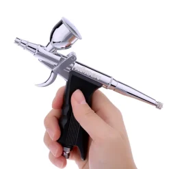 AEROGRAFO DOPPIA AZIONE TRATTO FINE 0,3MM AEROPENNA ARIA COMPRESSA SERBATOI