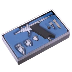 AEROGRAFO DOPPIA AZIONE TRATTO FINE 0,3MM AEROPENNA ARIA COMPRESSA SERBATOI