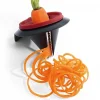AFFETTA CAROTE ZUCCHINE PELA DECORA FIORE FLOWER VERDURE SPAGHETTI PEEL SHARPEN