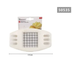 AFFETTA PATATE PATATINE FRESCHE FRITTE PRESSA TAGLIA PATATA MANUALE 17CM 50535