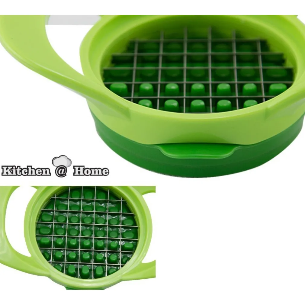 AFFETTA VERDURE CHOPPER TRITA SMINUZZA FRUTTA CON RECIPIENTE IN VETRO SLICE DICE