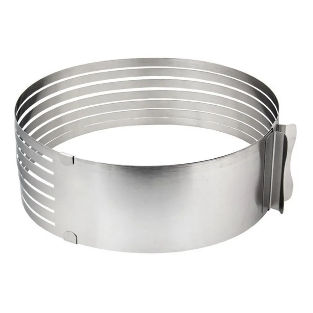 AFFETTATORTE TAGLIA AFFETTA TORTA REGOLABILE DA 16 20 CM STAMPO ANELLO ACCIAIO