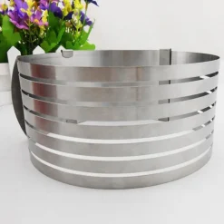 AFFETTATORTE TAGLIA AFFETTA TORTA REGOLABILE DA 16 20 CM STAMPO ANELLO ACCIAIO