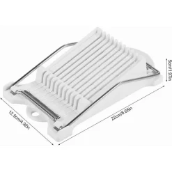 AFFETTATRICE FILI IN ACCIAIO PER CARNE UOVA TAGLIERINA PER ALIMENTI DA CUCINA