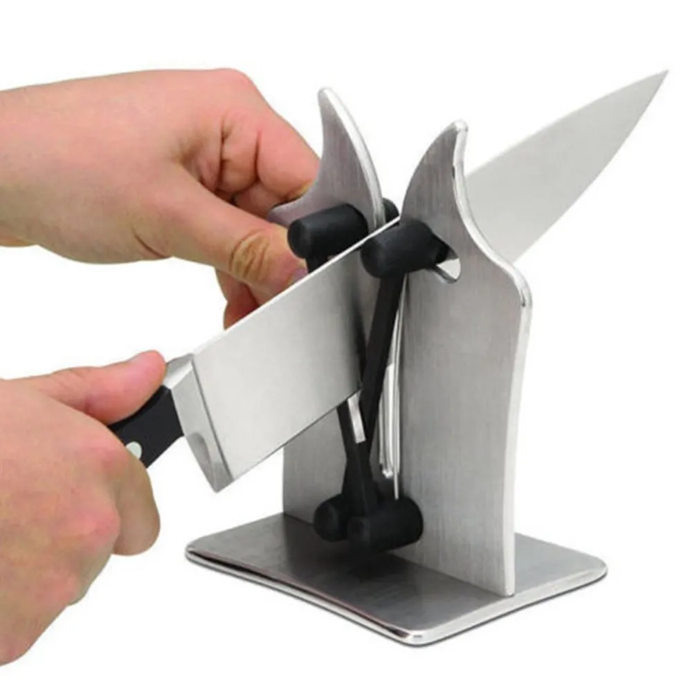 AFFILA COLTELLI ACCIAIO AFFILATURA CUCINA UTENSILE AFFILATORE COLTELLO FORBICI