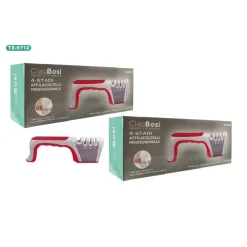 AFFILA COLTELLI MANUALE AFFILATORE PROFESSIONALE 4 IN 1 AFFILACOLTELLI TX-9712