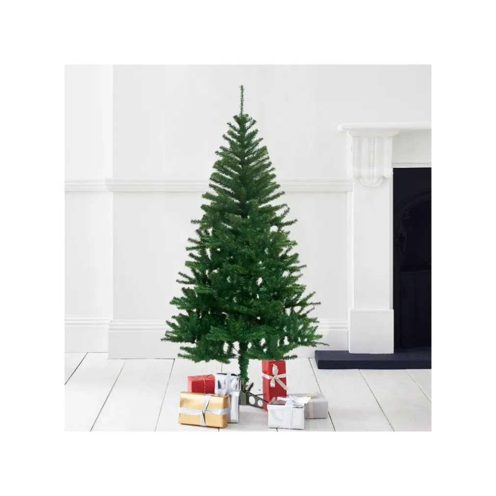 ALBERO DI NATALE SINTETICO 210CM DECORAZIONE DECORAZIONI PER CASA SCUOLA UFFICIO