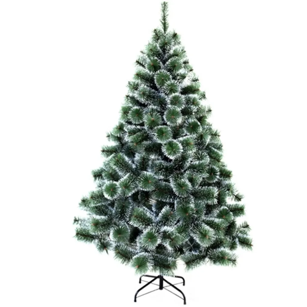 ALBERO DI NATALE SINTETICO 240 CM INNEVATO DECORAZIONE PER CASA SCUOLA UFFICIO