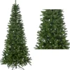 ALBERO DI NATALE SLIM NATALUNA MOD. STELVIO ALTEZZA 240 CM BASE A CROCE 825 RAMI
