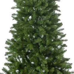 ALBERO DI NATALE SLIM NATALUNA MOD. STELVIO ALTEZZA 240 CM BASE A CROCE 825 RAMI