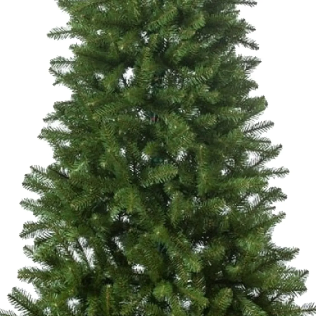ALBERO DI NATALE SLIM NATALUNA MOD. STELVIO ALTEZZA 240 CM BASE A CROCE 825 RAMI