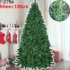 ALBERO DI NATALE SUPER FOLTO ARTIFICIALE VERDE 120CM EFFETTO REALISTICO 296PUNTE