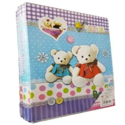 ALBUM FOTOGRAFICO RACCOGLITORE DI FOTO FANTASIA ORSETTI 100 FOTOGRAFIE 10X15 CM