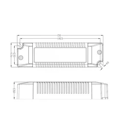 ALIMENTATORE CC MAX 20 W MULTICORRENTE LED DRIVER DIMMERABILE TRASFORMATORE 8IN1
