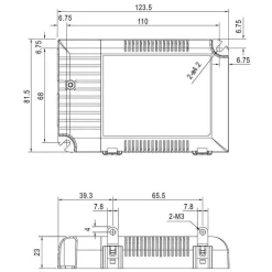 ALIMENTATORE LED DRIVER 40W MULTICORRENTE DIMMERABILE BLUETOOTH STRISCE LAMPADE LED