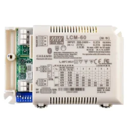 ALIMENTATORE LED DRIVER 60W MULTICORRENTE DIMMERABILE BLUETOOTH STRISCE LAMPADE LED