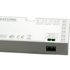 ALIMENTATORE SLIM 100 WATT TRASFORMATORE CORRENTE 12V STRISCE LUCI LED QS-100W