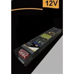 ALIMENTATORE SLIM STABILIZZATO 12V 300WATT SWITCH TRASFORMATORE LED FHYLA300W12V
