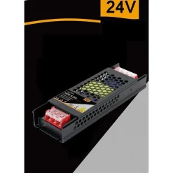 ALIMENTATORE SLIM STABILIZZATO 24V 150W SWITCH TRASFORMATORE 6.25MHA FHYLA150W24V