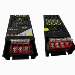 ALIMENTATORE SLIM STABILIZZATO 24V 200W SWITCH TRASFORMATORE 8.3MHA FHYLA200W24V