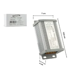 ALIMENTATORE STABILIZZATO 12V 5A 60 W TRASFORMATORE TELECAMERE STRIP LED SS-60