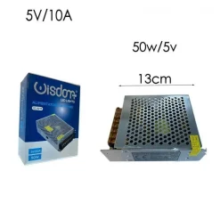 ALIMENTATORE STABILIZZATO TRASFORMATORE SWITCHING DA 10A 5V 50W 100-220V