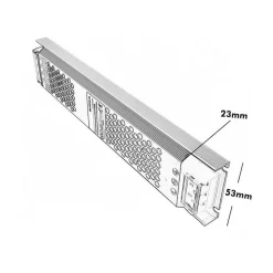 ALIMENTATORE TRASFORMATORE STABILIZZATO SLIM 16.7A 12V 110-230V 200W S-12V-200W
