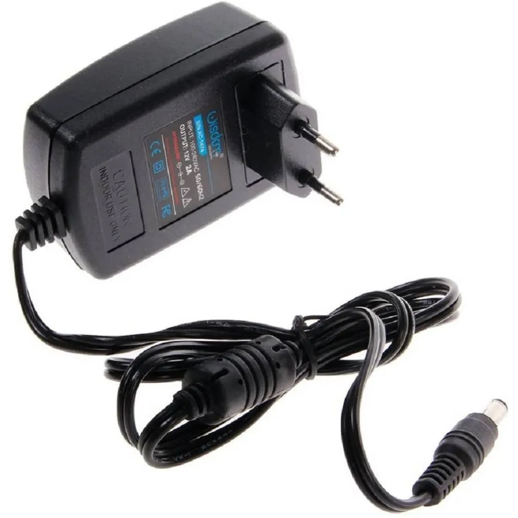 ALIMENTATORE TRASFORMATORE DA VIAGGIO 12V 2A STABILIZZATORE DA RETE CW576