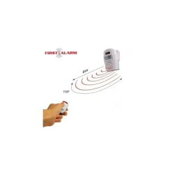 ALLARME CON SENSORE INFRAROSSI 2 TELECOMANDI 105 DB RAGGIO 6 METRI CASA UFFICIO