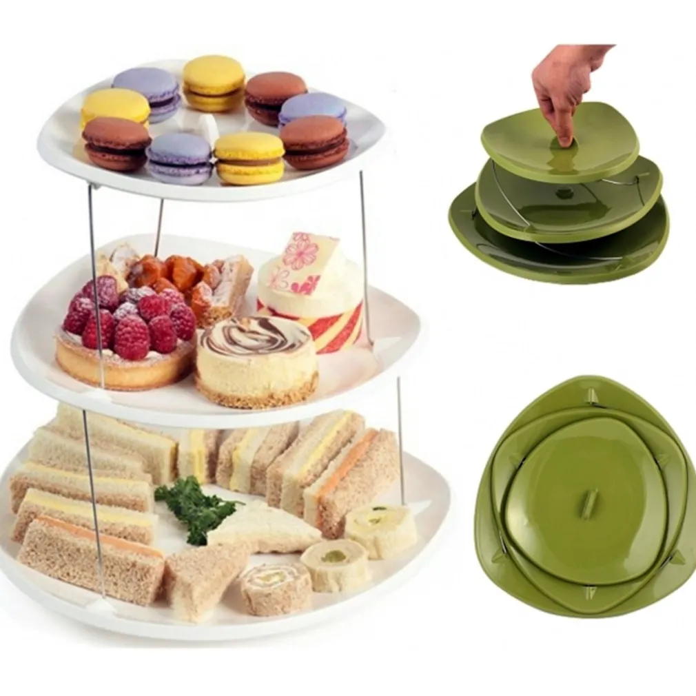 ALZATA TWIST FOLD CENTROTAVOLA PIEGHEVOLE RICHIUDILE SALVASPAZIO 3 RIPIANI DOLCI