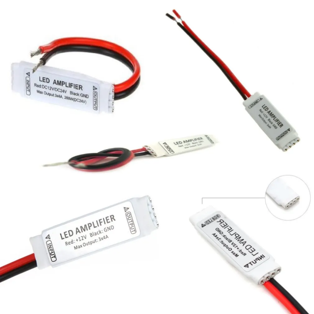 Amplificatore Di Segnale Per Striscia Led RGB 3528 5630 Strip Light 12V 3x4A