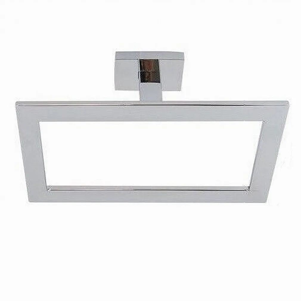 ANELLO PORTA ASCIUGAMANO MODERNO FISSAGGIO A PARETE ACCESSORIO BAGNO CUBO 87216