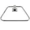 ANELLO PORTA ASCIUGAMANO ASCIUGAMANI FISSAGGIO A PARETE BAGNO SQUARE 22 CM 59183