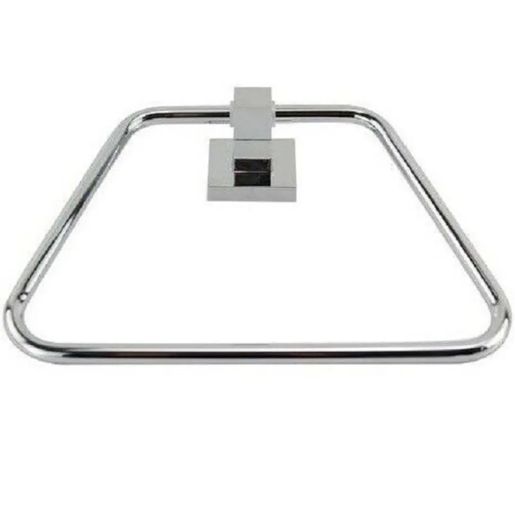 ANELLO PORTA ASCIUGAMANO ASCIUGAMANI FISSAGGIO A PARETE BAGNO SQUARE 22 CM 59183
