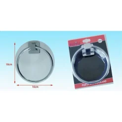 ANELLO PORTA ASCIUGAMANO ASCIUGAMANI A PARETE FISSAGGIO VITI CROMATO BAGNO 52203A