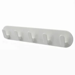 APPENDIABITI 5 GANCI POSTI ADESIVO A PARETE CASA CUCINA BAGNO ATTACCAPANNI 79340