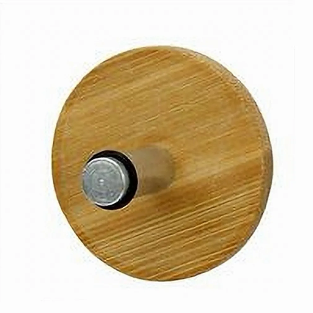 APPENDIABITI APPENDINO A PARETE METALLO LEGNO 1 POSTO GANCIO TONDO ADESIVO 79544